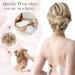 Vlasy Messy Bun Hair Piece F12/613# 60g - Curly Wavy Hair Scrunchies Extension for Women - Synthetic Chignons Accessories - Updo for Girls - Buy Online on GoSupps.com