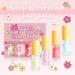 Moisturizing Lip Care Kit - 4 Colors Fruit Flavored Clear Lip Gloss for Dry Lips - Hydrating - Plumping - Long Lasting - Nourishing - Lip Gloss - Gift - Buy Online on GoSupps.com