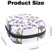 Large Capacity Women's Storage Bags for Bandages Menstrual Cups & Makeup | Travel Organizer | Crane & Lotus Pattern | 4.7x6.6x6 in - Buy Online on GoSupps.com