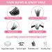 Poiuyoiu 40D False Eyelash Extensions | Reusable Cluster Lashes 8-16mm | Wispy Individual Eyelashes DIY - Buy Online on GoSupps.com