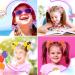 30 Pcs Boutique Baby Girls Artsy Style Bow Hair Ties - Elastic Colored Hair Bands for Toddlers Kids - Buy Online on GoSupps.com