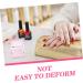 VINTORKY Nail Art Brush Cup Art Plate Crystal Glass Pink Square 5.70X5.40X5.40CM Pink - Buy Online on GoSupps.com