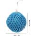 Zerodeko 3pcs Christmas Foam Ball Christmas Window Pendant Wrapped Hanging Ball Party The Tree Sticky Powder Blue 8X8X8CM - Buy Online on GoSupps.com