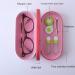 2 in 1 Glasses Case Len Case & Eye Glasses Double Layer Storage Case with Mirror - Vintage Floral Double Sided Portable Design Perfect for Home Office and Travel (Pink) - Buy Online on GoSupps.com