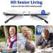 FDJZXW Intelligent Zoom Reading Glasses - 2 Pairs Multifocal Frameless Anti-Blue Light Glasses for Presbyopia - Ideal for Car Use - Buy Online on GoSupps.com