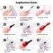 RARJSM Nude Sheer Jelly Pink Gel Nail Polish Set - 6 Transparent Colors for French Manicure - Soak Off UV/LED Gel - 7.5ml - Home & Salon Use - Buy Online on GoSupps.com