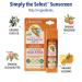 Badger SPF 35 Clear Zinc Kids Sunscreen Stick - Tangerine & Vanilla, .65 oz - Buy Online on GoSupps.com