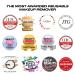 Face Halo PRO | Reusable Makeup Remover Pads for Heavy Makeup & Masks - Microfiber Wipes for Mascara, Eye Shadow & Foundation - Buy Online on GoSupps.com