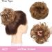 Hair Bun Hairpiece for Women Fake Wave Curly Hair Bun Extensions Messy Curly Ponytail Hairpiece Synthetic Elastic Hair Band Scrunchy Hair Bun Ponytail Extensions for Women Hair Chignons(27-01) - Buy Online on GoSupps.com