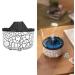 Buy Remote-Controlled Aromatherapy Device - Multifunctional Volcanic Classor with Smoke Ring Effect | Stylish Two-Colored Design for Home & Office (White EU Connector) - Buy Online on GoSupps.com