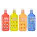 Bath + Body Works Bright and Sunny Hand Soap - Set of 4 Scented Cleansing Gel Soaps - Pina Colada Swirl + Beach Bliss + Sweet Tea Lemonade + Bright Summer Days (8 oz ea)