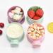 2pcs Portable Milk Powder Dispenser Pot - 4 Layers Formula & Snack Storage Container for Baby - Pink Travel Container for Outdoor Activities - Buy Online on GoSupps.com