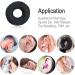 Piercing Pillow Ear Pillow Donut - Pain Relief for Earache Side Sleepers & Headphone Comfort | Minky Dot Black - Buy Online on GoSupps.com