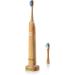 VeriFresh Sonic Bamboo Toothbrush with Castor Oil Bristles - 2 Biodegradable Bamboo Heads | Replacement Heads Available - Buy Online on GoSupps.com