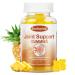 Feelherbs Natural Joint Support Gummies for Women & Men Joint Flexibility & Mobility, Pineapple Extra Strength Chewable Gummies with Turmeic & Tart Cherry, Glucosamine-Free Joint Support, 60 Count