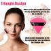 Buy 4 Pieces Triangle Powder Puffs - Soft Velour Makeup Sponge for Loose & Mineral Powders - Washable Reusable Cosmetic Tools (Black & Rose Red) - International Shipping - Buy Online on GoSupps.com