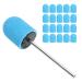 Nail Sanding Band Cap Set Accessory Brown Drill Bit Art Polishing (Blue) - Buy Online on GoSupps.com