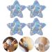 Buy Healvian 50Pcs Glitter Star Shaped Self-Adhesive Bandages - Fun Breathable Emergency Care for Kids & Couples - International Shipping Available - Buy Online on GoSupps.com