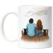 Personalized Dog Couple Mug - Perfect Gift for Dog Lovers | Custom Dog Mom & Dad Cup - Buy Online on GoSupps.com