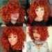 Short Loose Curly Wig for Black Women | Synthetic Natural Half Wig in Ginger (Orange) - Buy Online on GoSupps.com