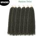 Buy 6 Packs 18 Inch Passion Twist Hair - Faux Locs Crochet Hair Extensions | Yddm Synthetic Hair Braids - Economy Pack 2# - Buy Online on GoSupps.com
