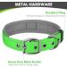 Joytale Neoprene Dog Collar for Medium Dogs - Softly Padded Reflective Green - Durable Nylon Ideal for Safe Walks (1 Pack) - Buy Online on GoSupps.com