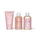 DANS UN JARDIN - Bodycare Set for Women Made in Canada - Raspberry Blossom Fragrance - Body Cream Bubble Bath & Shower Gel - Beauty Gift for Women - Gentle on the Skin - Vegan Products - 3 Pack