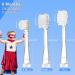 Buy 5 Replacement Brushes for SEAGO SG977/SGEK6/DT-K6 Children's Electric Toothbrush - International Shipping Available - Buy Online on GoSupps.com
