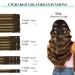 Doores Clip In Extensions - 24 Inch Balayage Chocolate Brown to Caramel Blonde 150g Remy Human Hair 9 Pieces - Buy Online on GoSupps.com