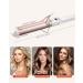 CkeyiN 38mm Curling Wand for Long&Short Hair | Adjustable Heat with LCD screen, Automatic Shut-Down & Glove Included - Buy Online on GoSupps.com
