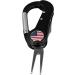 Golfing Gizmos 5 in 1 Tool Accessories - Divot Repair, Ball Marker, Cutter, Spike Tightener with Carabiner Clip - Buy Online on GoSupps.com