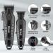 Buy Kemei Professional Cordless Hair Clipper & Trimmer Set for Men | Electric Beard Trimmer with LCD Display - KM-2290 & KM-2293 | International Shipping Available - Buy Online on GoSupps.com