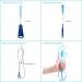TAGVO 4-in-1 Drinking Bubbles Cleaning Set for Water Tanks | Long & Small Brushes for Bladder Hose and Bite Valve - Blue 2L - Buy Online on GoSupps.com