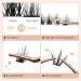 72 Pcs Sparkle D Curl Lash Clusters 8-16mm for DIY Eyelash Extensions - Reusable Wide Stem Individual Wisps for Professional Makeup - Buy Online on GoSupps.com