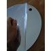 XoYo Fogless Shower Mirror with Adhesive Hooks - Anti-Fog, Makeup and Shave Mirror, Oval Frameless Wall Hanging Mirror - Buy Online on GoSupps.com