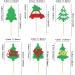 Keaziu 24PCS Merry Christmas Cupcake Toppers Christmas Theme Tree Snowflake Gift Socks Cupcake Picks Chirstmas Decoration Party Decoration White - Buy Online on GoSupps.com