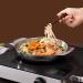 OUSIKA Saucepan Flat Bottom Stainless Steel Paella Frying Pans with Handles Non-Stick Saucepan Cooking Pot Kitchenware Cookware Kitchen Utensils Pans - Buy Online on GoSupps.com