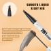 Sinye Microblading Eyebrow Pencil 2in1 DualEnd Eyebrow Pen with Gel Long Lasting Waterproof 4fork Tip Makeup Pen for Women Black Brown - Buy Online on GoSupps.com