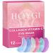Under Eye Patches for Dark Circles Puffy Eyes & Wrinkles Collagen Gel Eye Mask with Vitamin C Hyaluronic Acid Anti-Aging Eye Patches (12 pairs)
