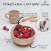Bebefant Baby Weaning Set | Suction Bowl, Plate, Cup, Bib, Fork & Spoon | Baby Led Weaning Feeding Set - Neutral (Light Brown) - Buy Online on GoSupps.com