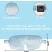 100% Mulberry Silk Sleep Mask - Adjustable Eye Mask for Travel & Home | Luxury Sleep Aid for Men & Women - Blue - Buy Online on GoSupps.com
