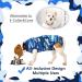 Buy Kuoser Camouflage Dog Body After Surgery | Breathable Post-Op Suit for Dogs | XL Blue Star Color | Alternative to Protective Collar - Buy Online on GoSupps.com