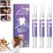 Pet Oral Repair Gel Pet Oral Restoration Gel Pet Teeth Repairing Kit Pet Teeth Whitening Pen Pet Breath Freshener Keep Your Pet Oral Healthy (3PCS)