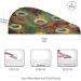 Peacock Feather Dry Hair Cap Set - 2 Piece Quick Drying Towel & Button Headband | Super Absorbent & Soft - Buy Online on GoSupps.com