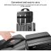 Shop Sumnacon Black Cosmetic Case - Large Waterproof Makeup Bag with Handle for Women & Girls | Ideal for Travel & Vacation - Buy Online on GoSupps.com