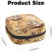 Old Map World Sanitary Napkin Storage Bag Feminine Menstrual Cup Pouches Nursing Pad Holder Tampon Bags Portable Period Bag for Women Teen Girls 1Pcs Multi-colored 15 - Buy Online on GoSupps.com