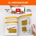 CraftStarter Crochet Kit for Beginners - Yarn, Wooden Crochet Hook, Instructions - Make a Real Scarf - Perfect Gift (Yellow) - Buy Online on GoSupps.com