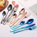 Travel Cutlery Set Camping Travel Cutlery Set Cutlery Sets 36 Piece Hand Washable Reusable Perfect for Any Occassion Kitchenware (Size : Color) - Buy Online on GoSupps.com