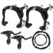 HAOFANG Bike Brakes Calipers Set, fits Children Bike,Brakes' Arch is Approx 65-80mm, Long-Reach Rear & Front C Caliper Brake Set fits Children Bike C Shape Brake
