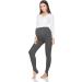 FUTURO FASHION Maternity Fleece-Lined Leggings | High Waisted Belly Support Pants for Pregnancy | Graphite, UK 8-22 - Buy Online on GoSupps.com
